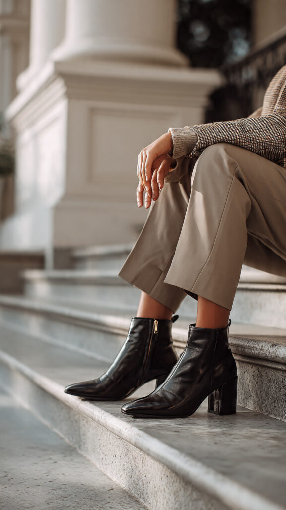 leather boots